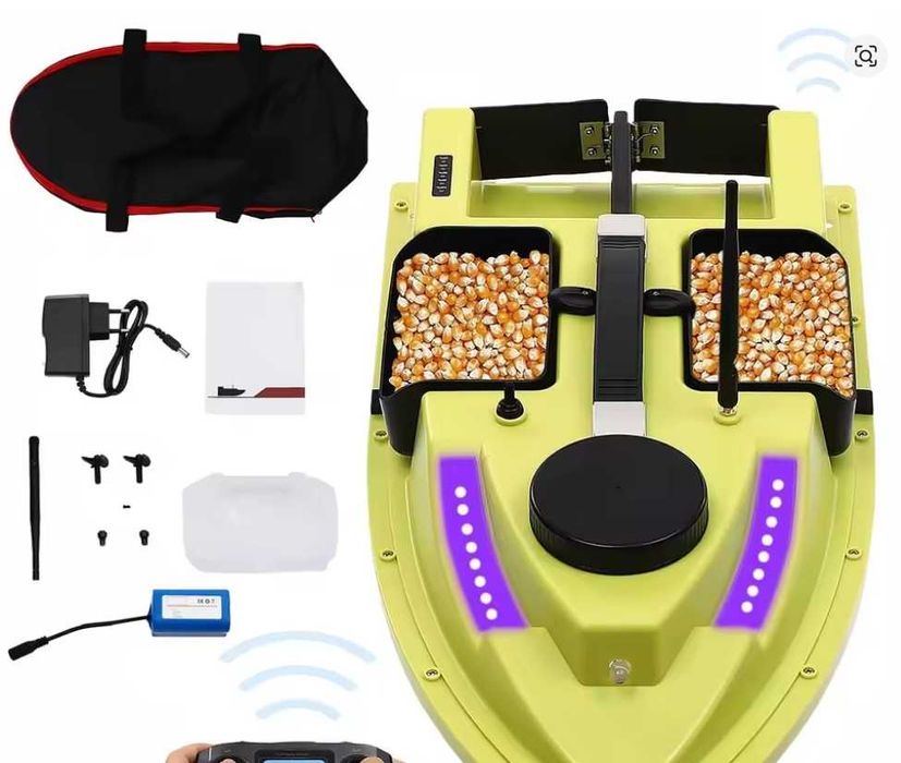 Navomodel  plantat cu GPS si auto pilot cu Sonar Lucky FF918