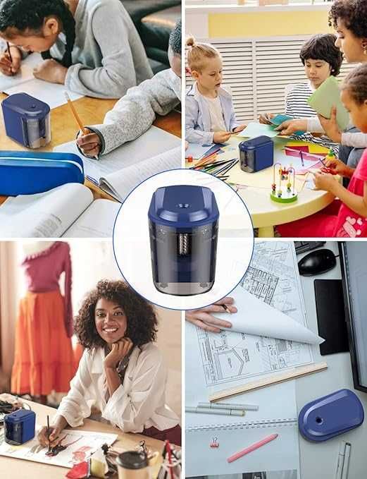 Електрическа острилка за моливи с батерии и USB захранване