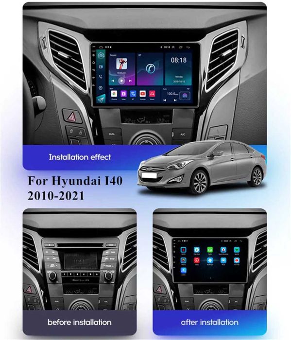 Мултимедия за Hyundai i40 навигация 2010-2021 Android двоен дин плеър