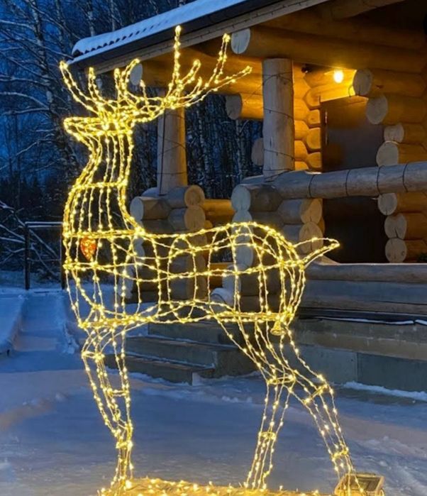 Светящиеся  фигура оленя