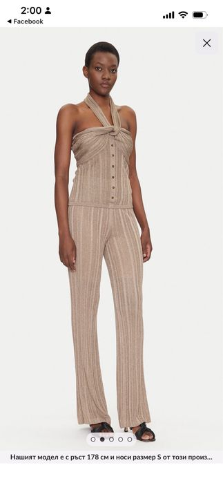 Marciano панталон от плетена материя с подплата, лого