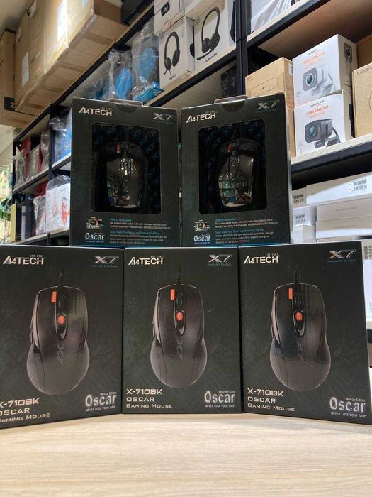 USB Проводная мышь Bloody X-710BK Black (X7)