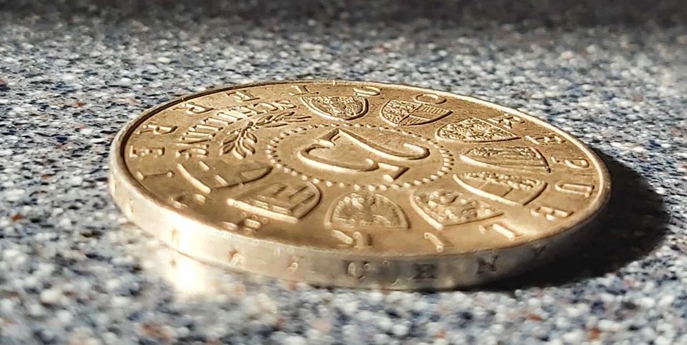 25 шилинга,колекционерска,сребърна монета от 1956 г,В.Амадеус Моцарт