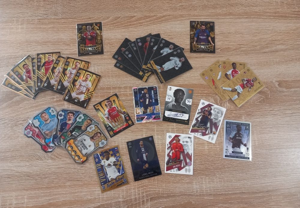 Rare match Attax cards