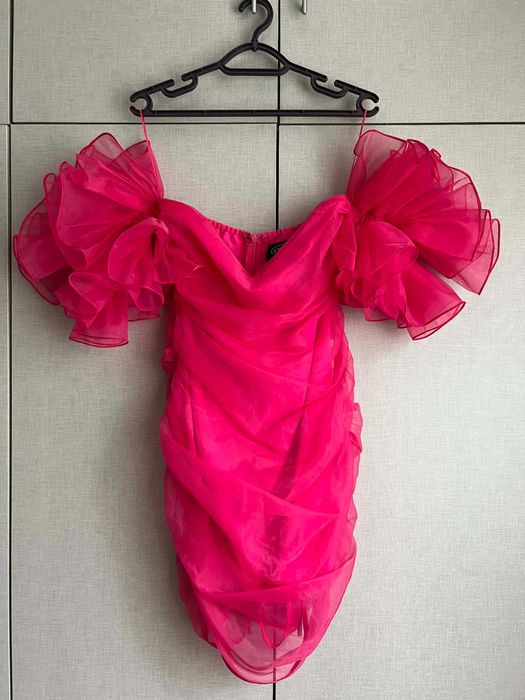 Атрактивен сет, барби рокля, дънкови къси панталони CIDER, XS