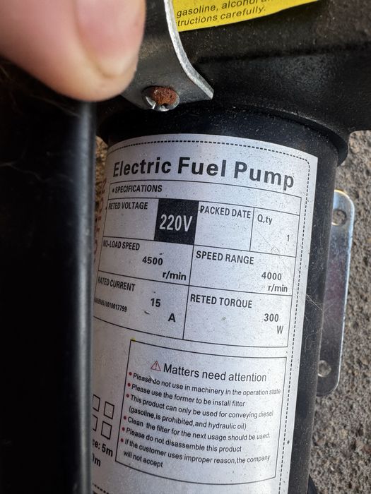 fuel pump 220vvv