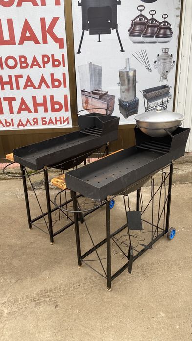 Мангалы разных размером барбекю