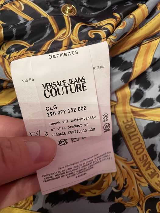 Geaca bomber cu 2 fețe - Versace Jeans Couture