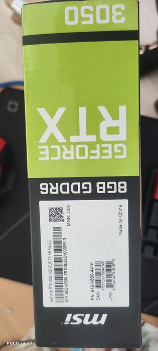 Продам видео карту rtx 3050 8гб.