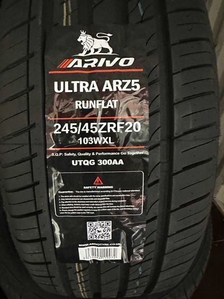 Нови летни гуми ARIVO ULTRA ARZ5 245/45R20 103W XL RUN FLAT НОВ DOT