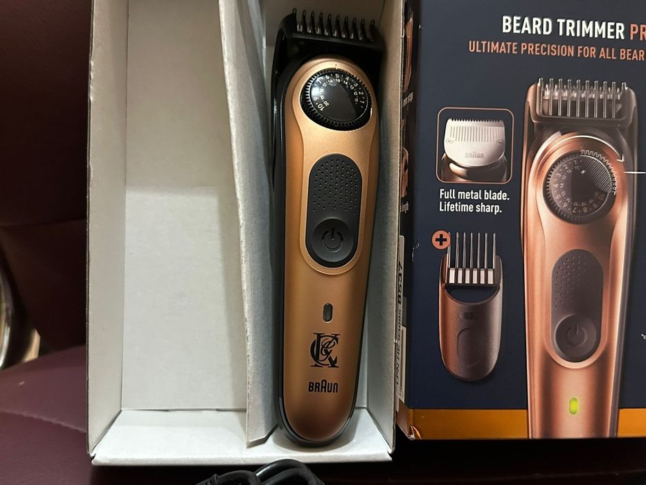 Чисто нов мъжки тример Gillette King C. Beard Trimmer PRO НЕИЗПОЛЗВАН