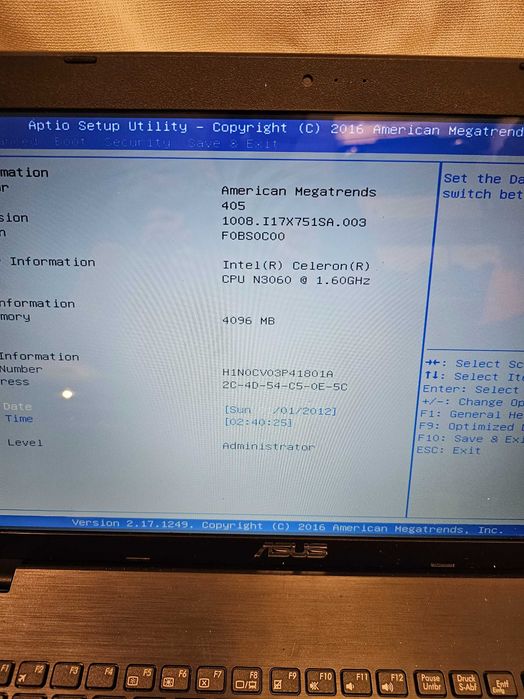 Asus F751S "17 display Laptop
