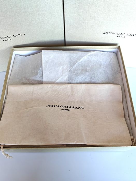 Ghete John Galliano Calf Pasha originale piele naturală