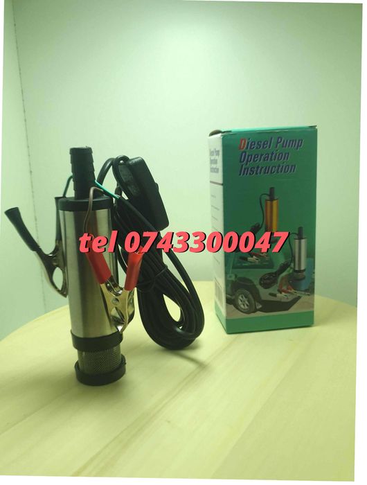Pompita 12V Submersibila 12V 12 L / Min , 38Mm , Mutare Combus