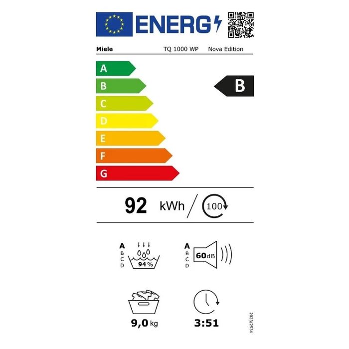 Сушилня Миеле TQ1000WP 9кг - нова неизползвана