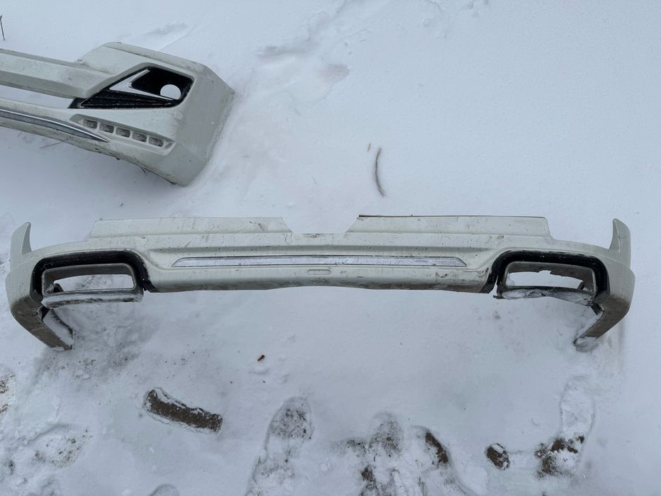 Губа на бампер прадо 150