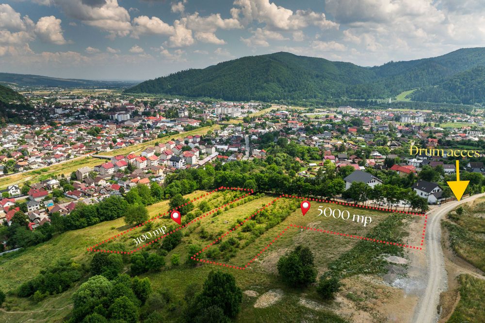 Teren de vanzare cu vedere panoramica