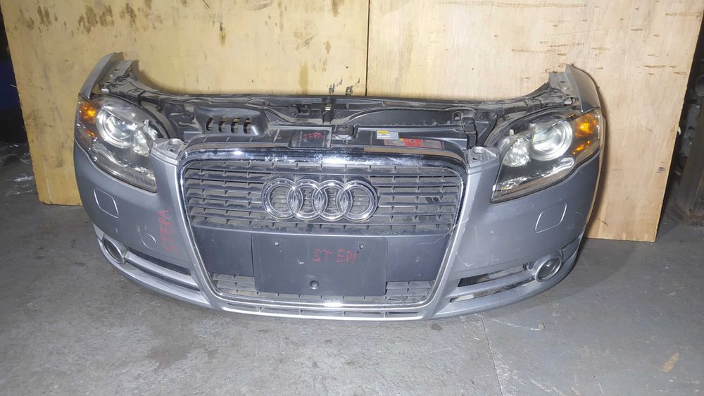 Ноускат морда Audi A4 B7 04-09г Ауди А4 носик передняя часть кузова