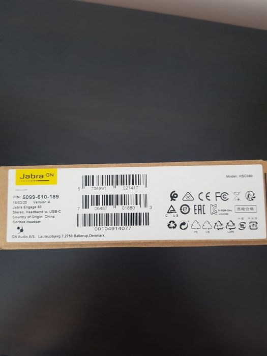 Casti  Jabra Engage 50, noi, nefolosite