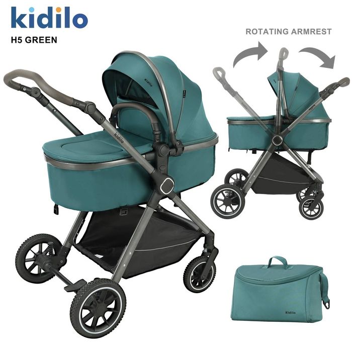 Коляска трансформер 2в1 Kidilo