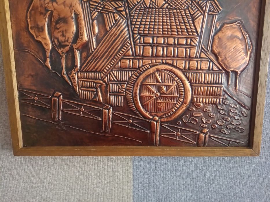 Релефна Медна (Латун) Картина Внос от Холандия