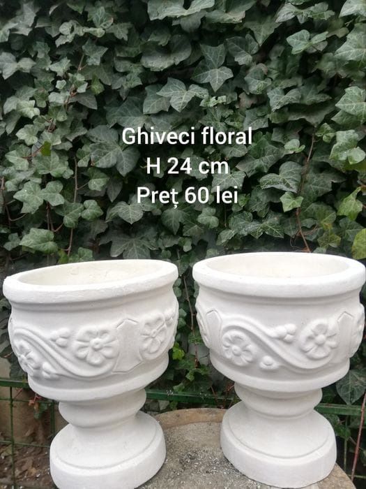 Ghivece  și jardiniere din beton ,rezistente pentru grădina /curte