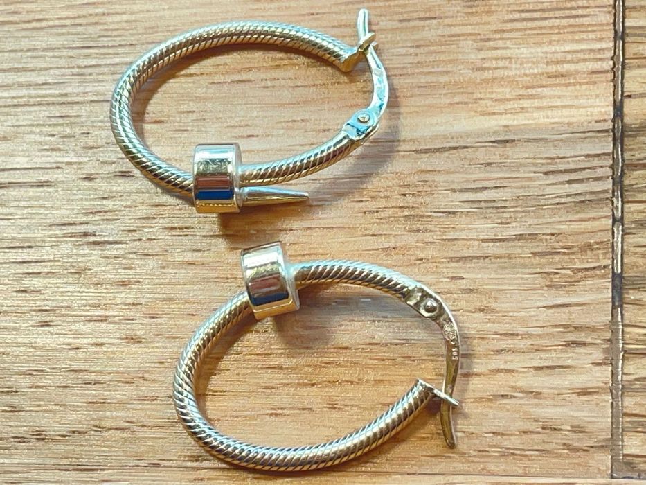 Cercei aur 14 karate model Tiffany noi