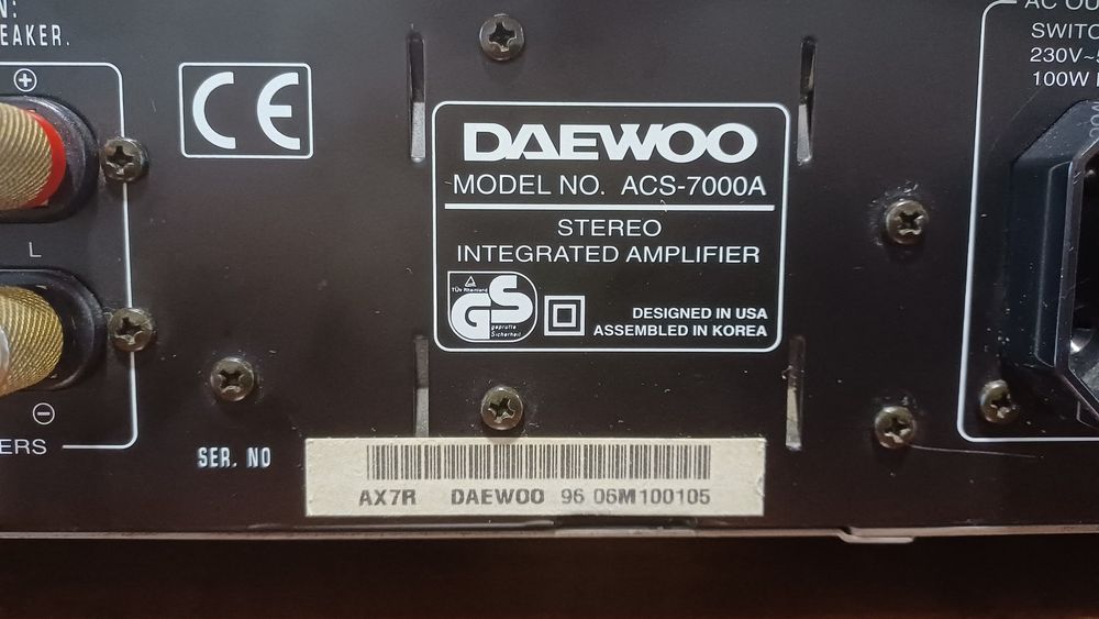 Усилитель Daewoo ACS 7000A