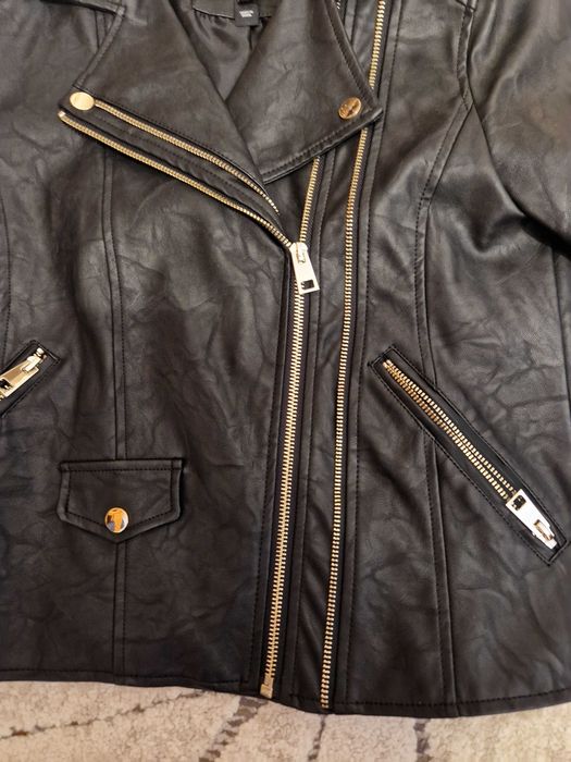 Geacă Biker River Island Nouă cu Etichetă