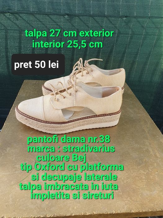Pantofi dama Stradivarius nr.38