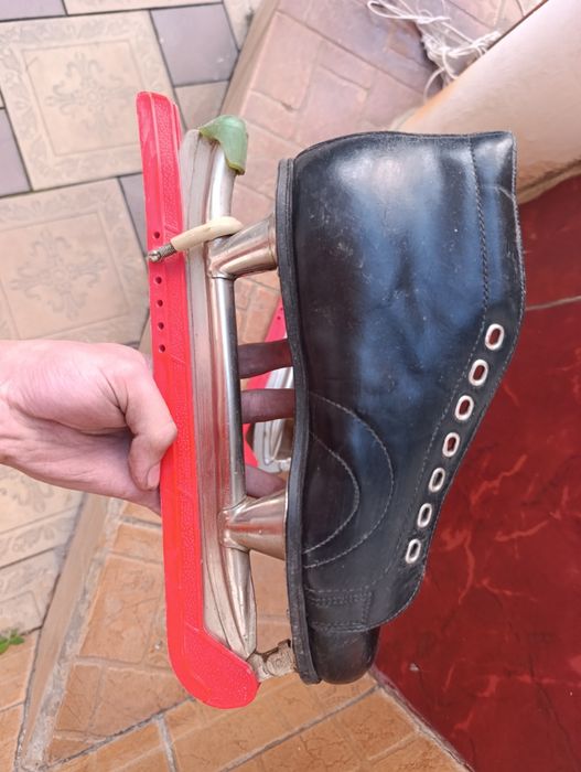 Кожаные коньки винтажнын