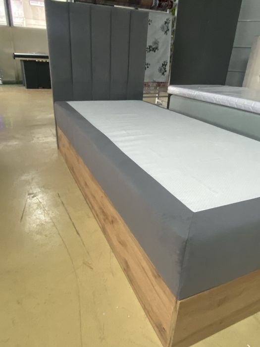 Pat Single, Clasic European, premium cu saltea inclusa 90x200