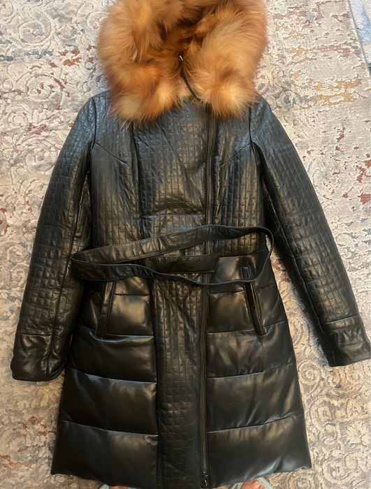 Продам кожаную дубленку