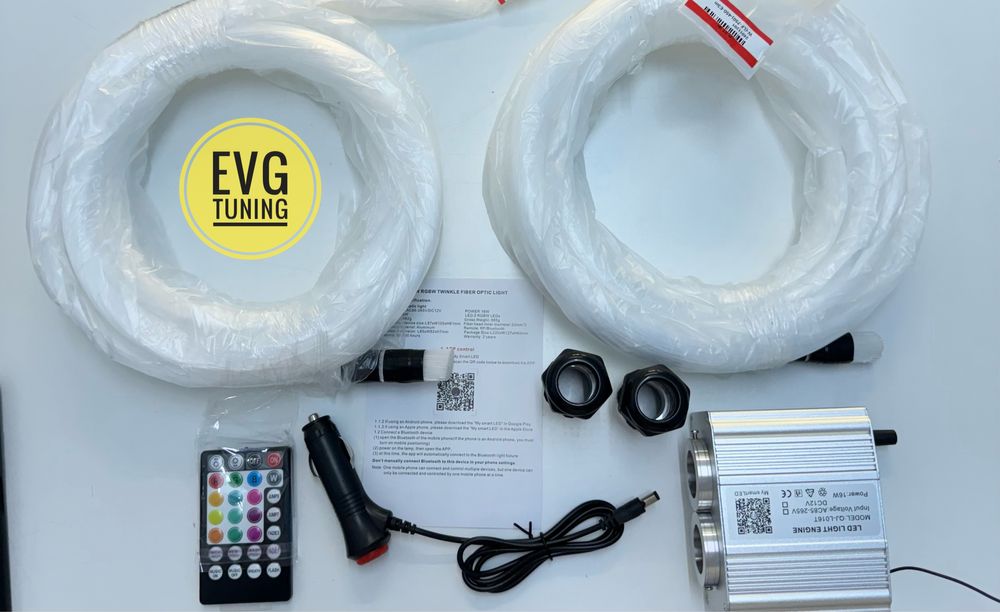 Kit 900 fibra optica stele plafon instelat Twinkle 3M 0.75mm