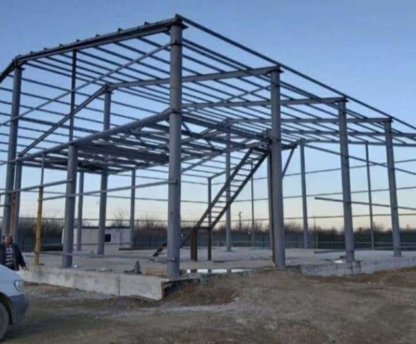 Structura metalică confecționat din profil ipe si tevi rectangulare