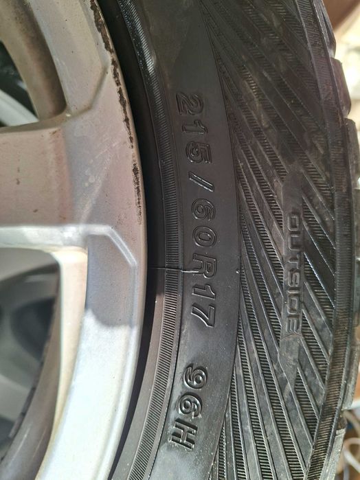Set Jante Aliaj Anzio 17" + Anvelope Iarnă Yokohama 215/60 R17 (Duster, Qashqai, etc)