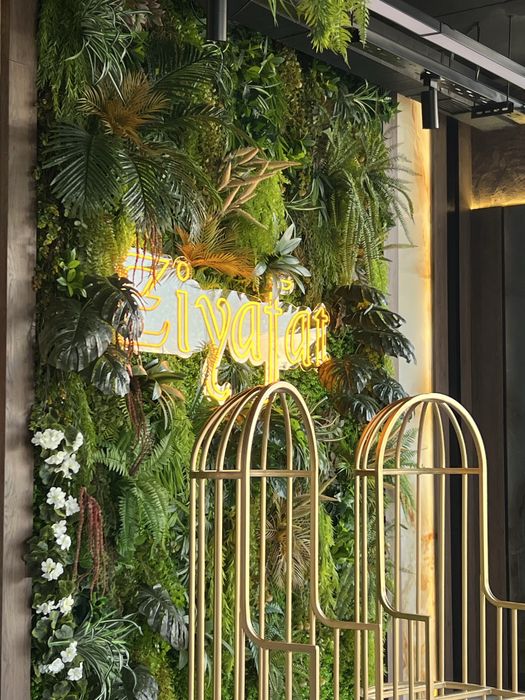 Foto zona . Suniy dekaratsiya