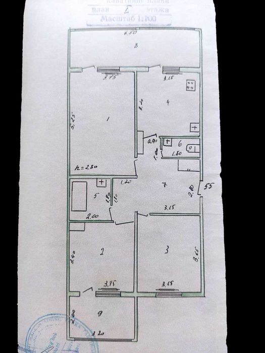 Продается 3-х комнатная квартира, Карасу-6, 3/1/9, 85.34 кв.м