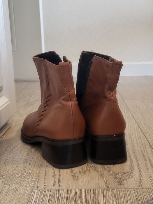 Полусапожки кожаные