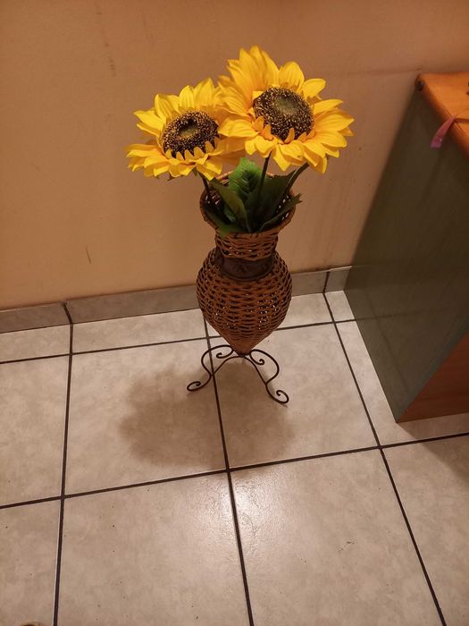 Плетена ваза ракита