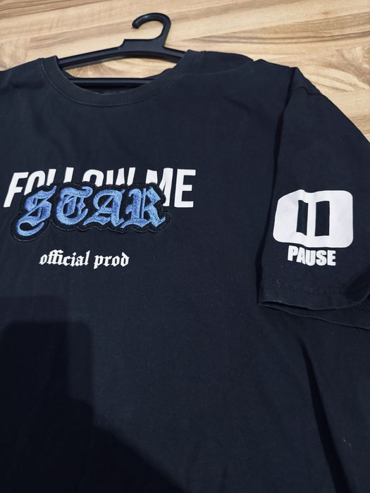 Черна тениска Pause