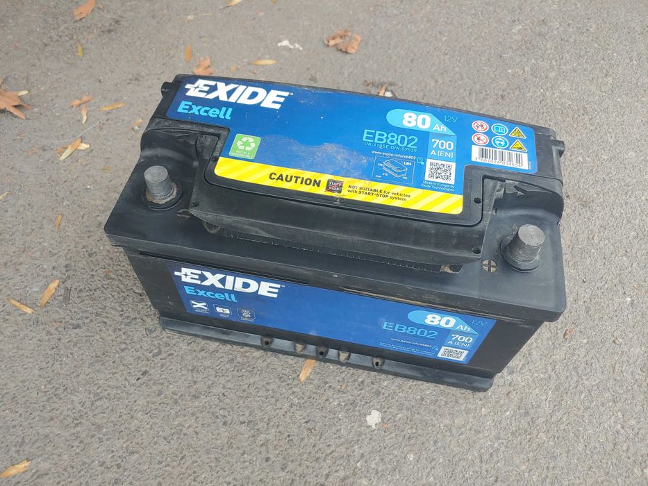 Стартов акумулатор EXIDE Excell 12V  80Amh 700A