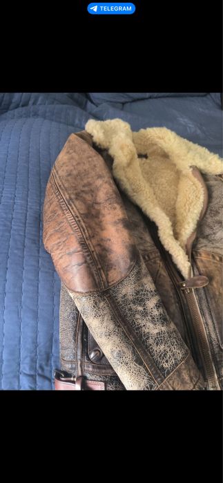 Дубленка-пилот Polo Ralph Lauren Shearling Bomber (Оригинал)