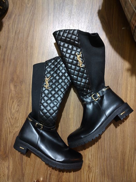 Ботуши YSL с ластик
