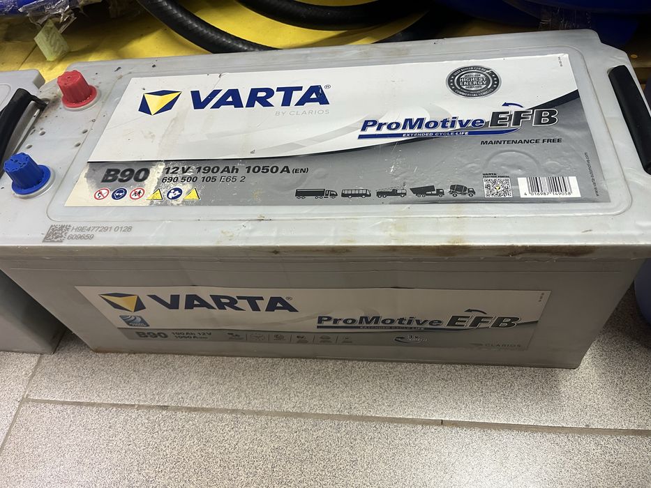 Аккумуляторы 190 Ач Б/У.  Varta EFB! ГАРАНТИЯ
