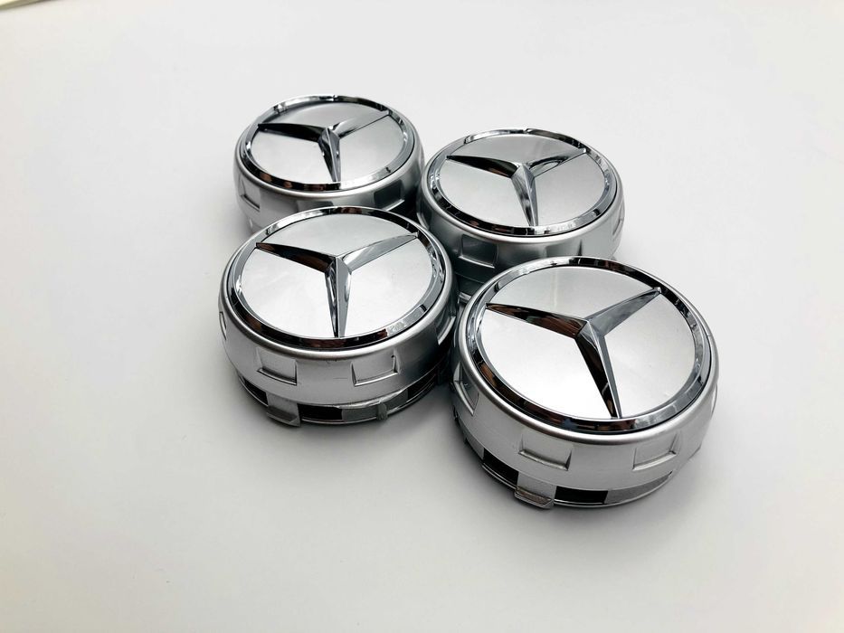 Capace Janta Compatibile Mercedes gri 72 mm