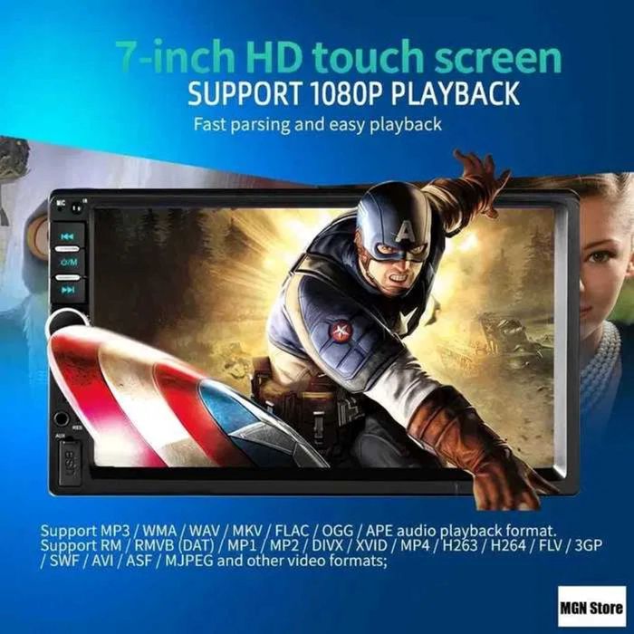 Touch Screen Multimedia Player Auto Bluetooth - Transport gratuit