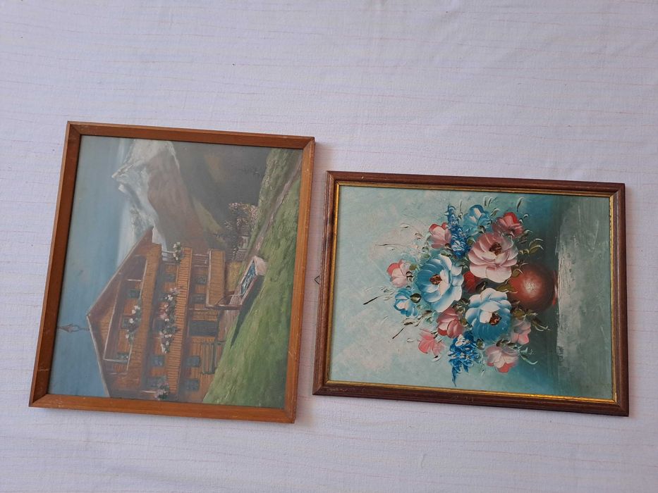 tablou pictura pe carton gros 35/40 cm