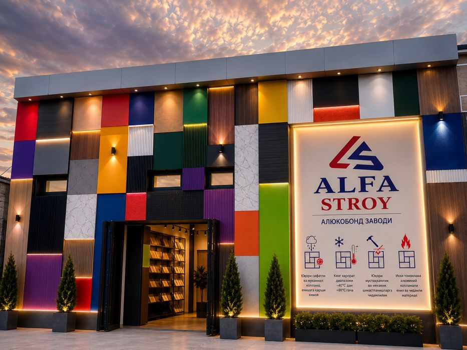 Алюкобонд монтажи | Фасад ишлари | ALULIKE | 14 йил тажриба
