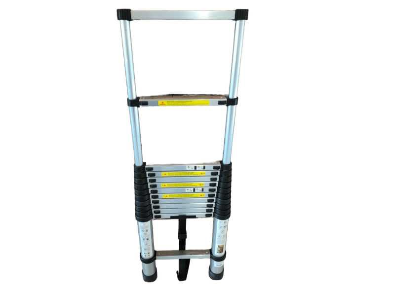 Стълба алуминева телескопична 3.8м, 150кг, 13 секции